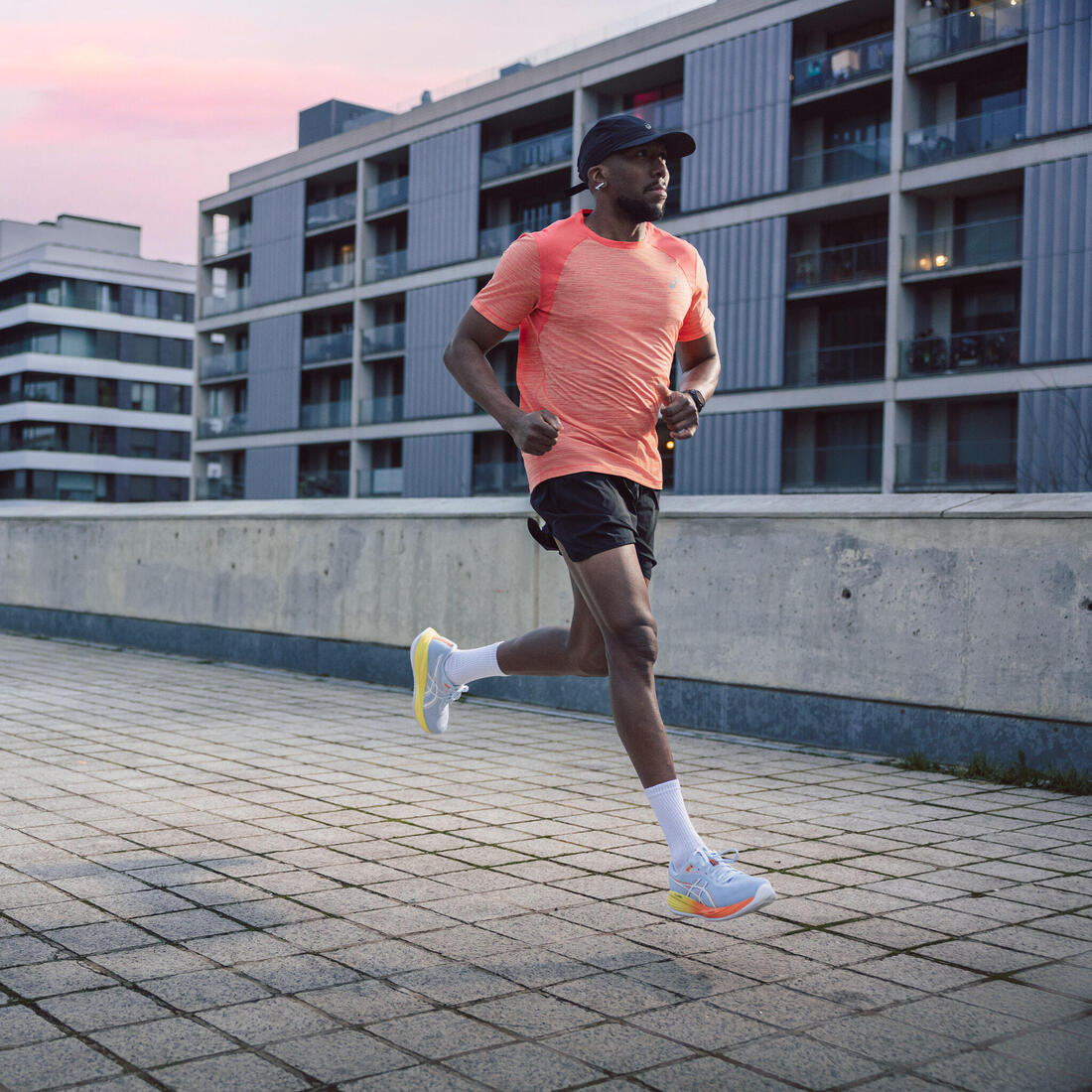 Chaussures de running Homme, Asics Gel Stratus 5 gris et