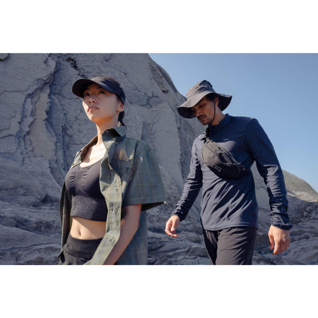 T-Shirt Manches longues de randonnée montagne homme - MH500