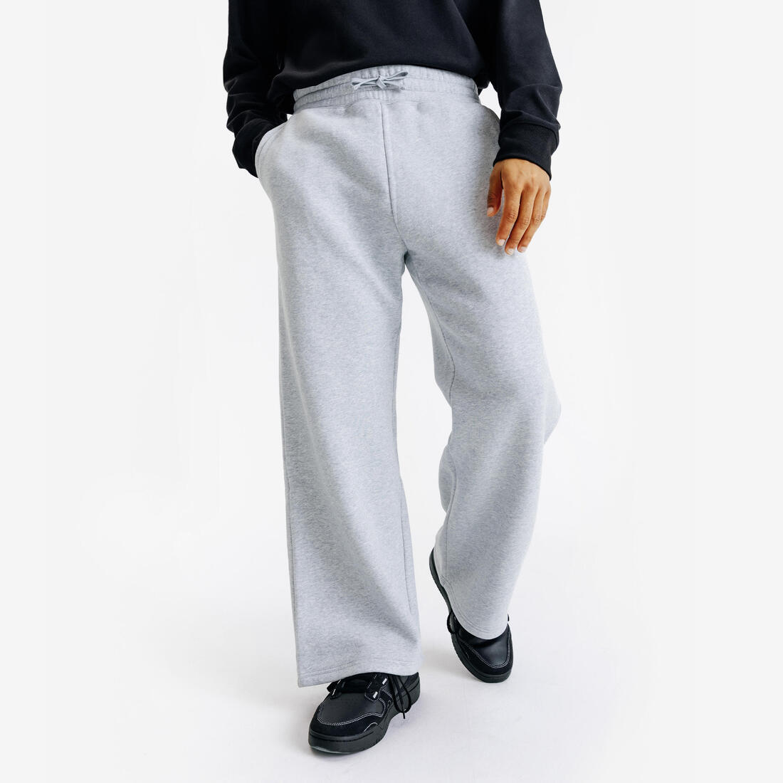 Pantalon jogging droit, homme, Elementals, gris chiné
