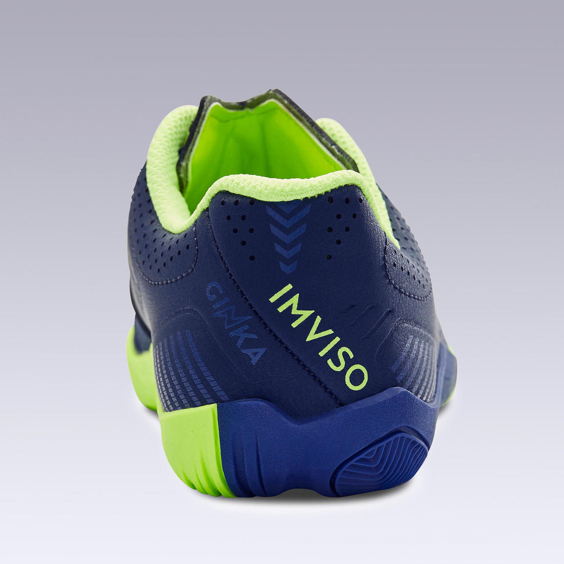 Chaussures de Futsal  enfant GINKA 500 bleu foncé