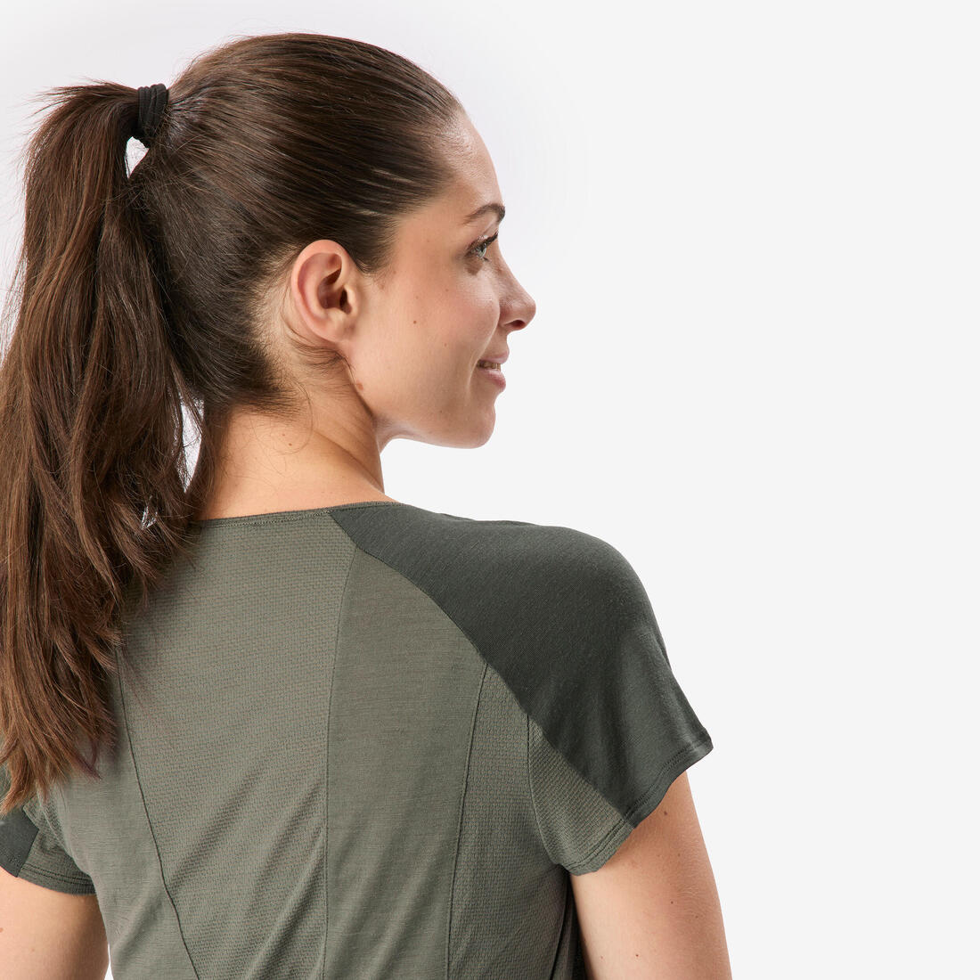 T-shirt de trek manches courtes en laine mérinos femme, Merino Resist