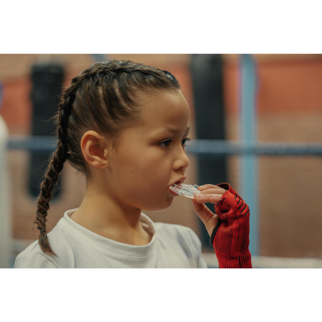 Protège-dents boxe et arts martiaux enfant, incolore