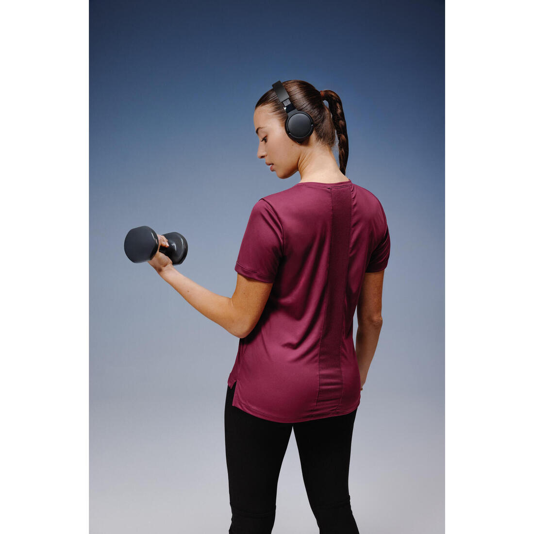 T-shirt fitness manches courtes femme