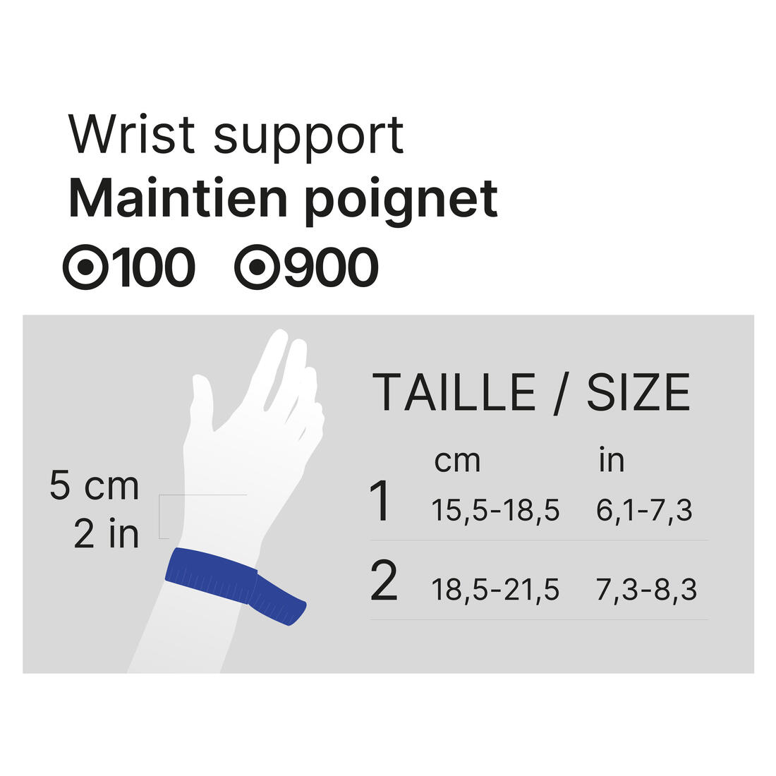 Maintien poignet droit ou gauche niveau 5