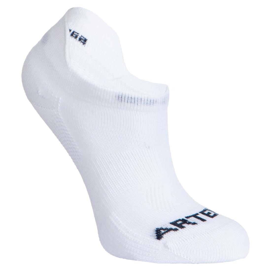 CHAUSSETTES TENNIS ENFANT BASSES ARTENGO RS 160 GRIS LOT DE 3