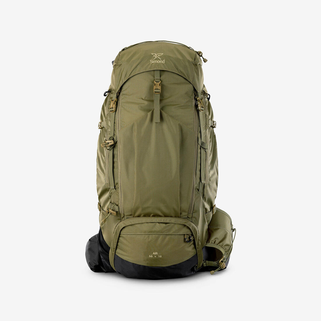 Sac à dos de trekking homme 60+10l - mt500 air