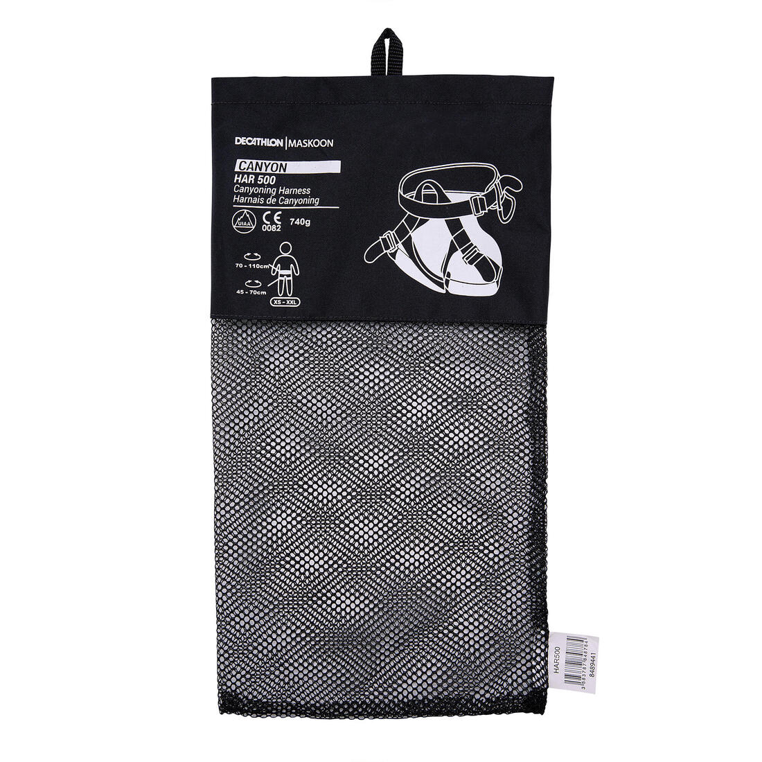 Baudrier harnais canyoning unisexe taille unique Maskoon