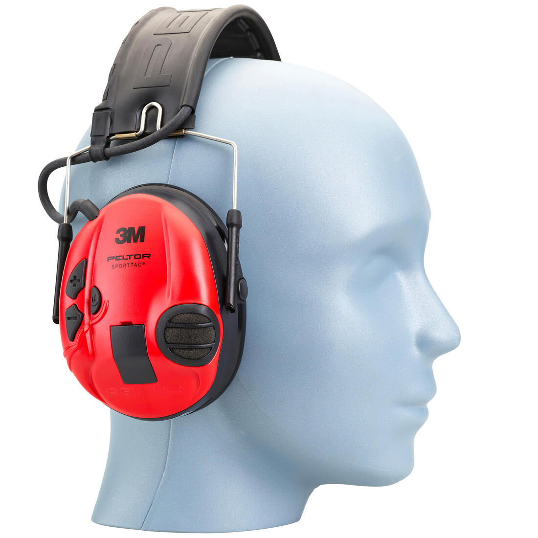 Casque électronique anti-bruit Peltor SportTac noir rouge