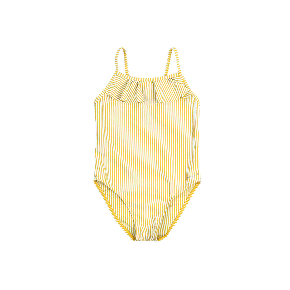 Maillot de bain bébé fille une pièce imprimé avec des volants