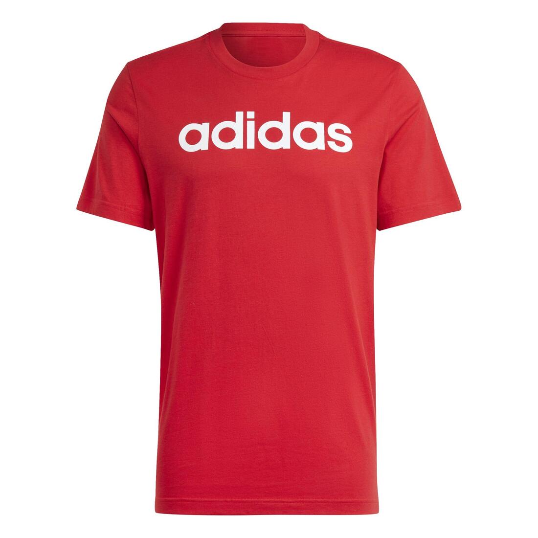 T-SHIRT DE FITNESS SOFT TRAINING ADIDAS HOMME ROUGE