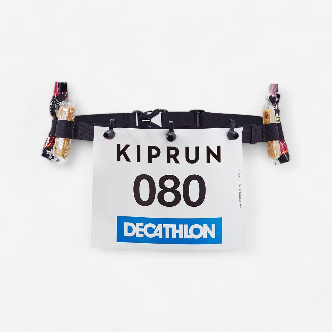 CEINTURE PORTE DOSSARD POUR COMPETITION DE RUNNING COURTE DISTANCE AU MARATHON