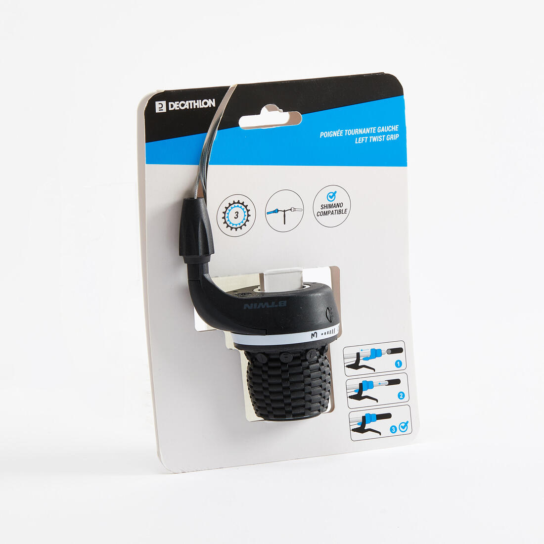 POIGNÉE TOURNANTE GAUCHE 3 VITESSES