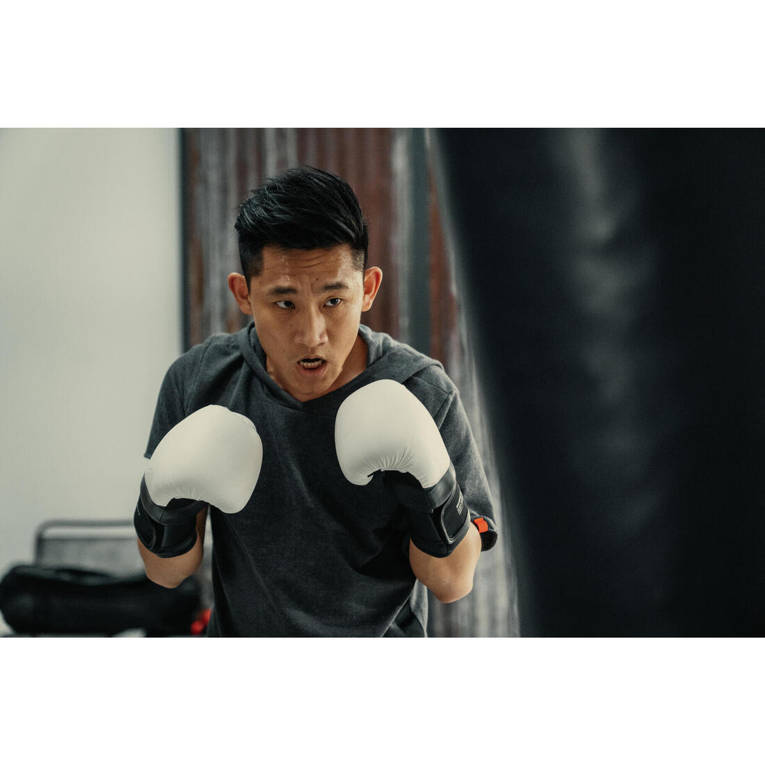 GANTS DE BOXE 120  NOIRS, GANTS D'ENTRAINEMENT