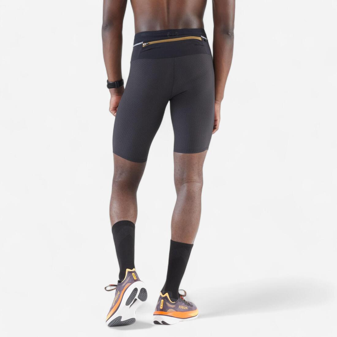 Cuissard de running / trail Homme longue distance - KIPRUN Run 900 Ultra Noir