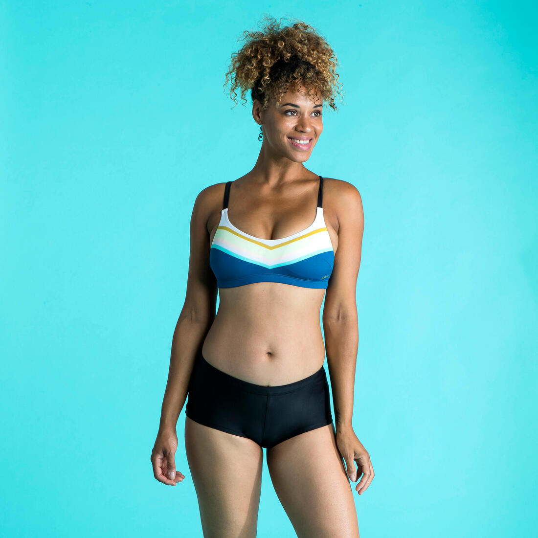 Haut de maillot de bain de natation femme Riana Way