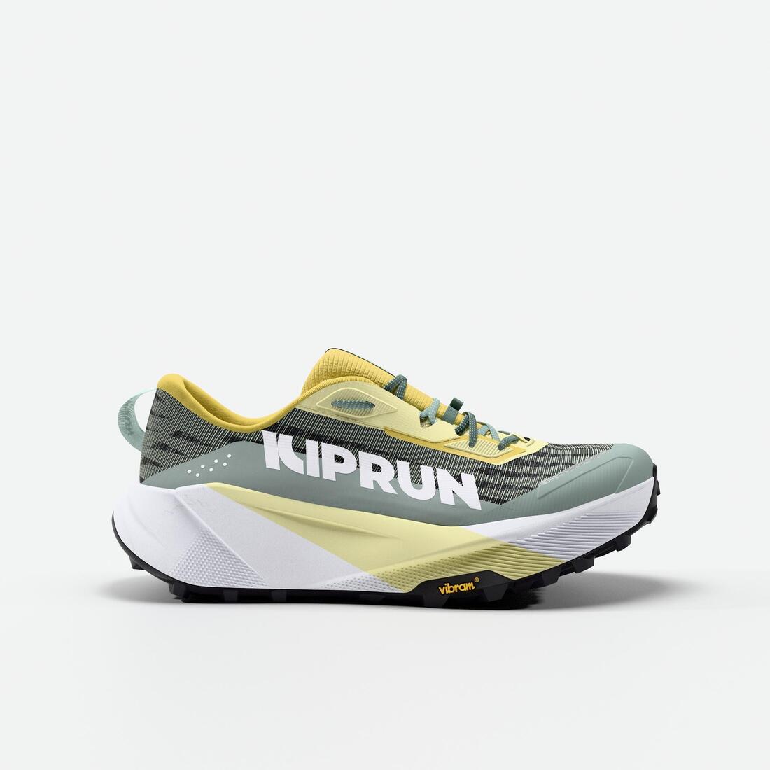 Chaussures de running trail femme, Kiprun kipsummit max gris et