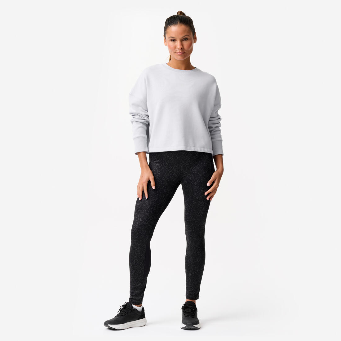 Sweat de fitness crop femme