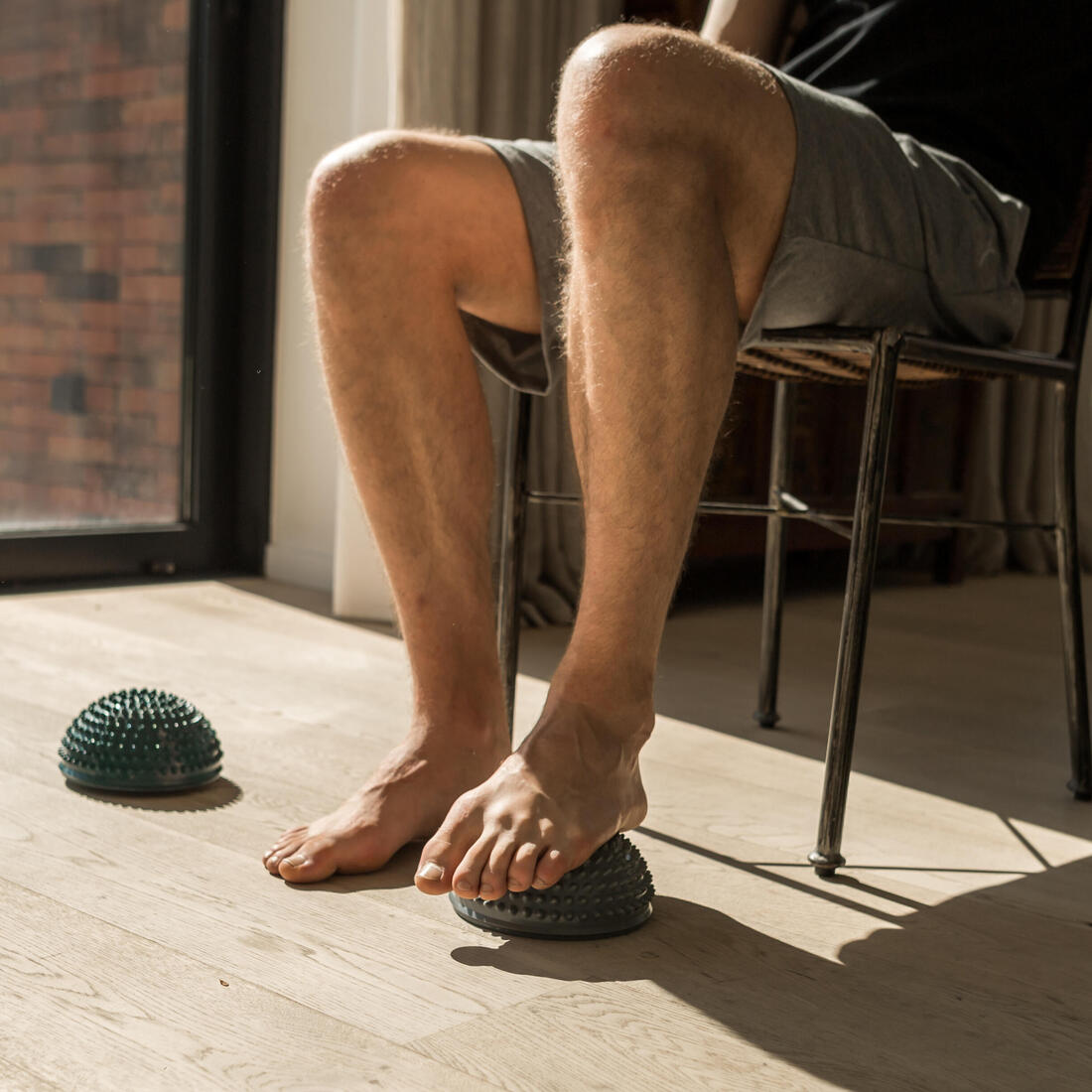 Station d'équilibre de fitness réversible et modulable