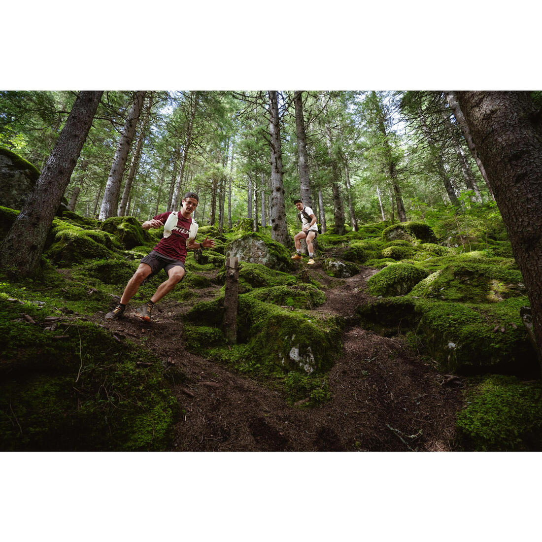 T-shirt de trail running résistant Homme - KIPRUN Run 500 Graph
