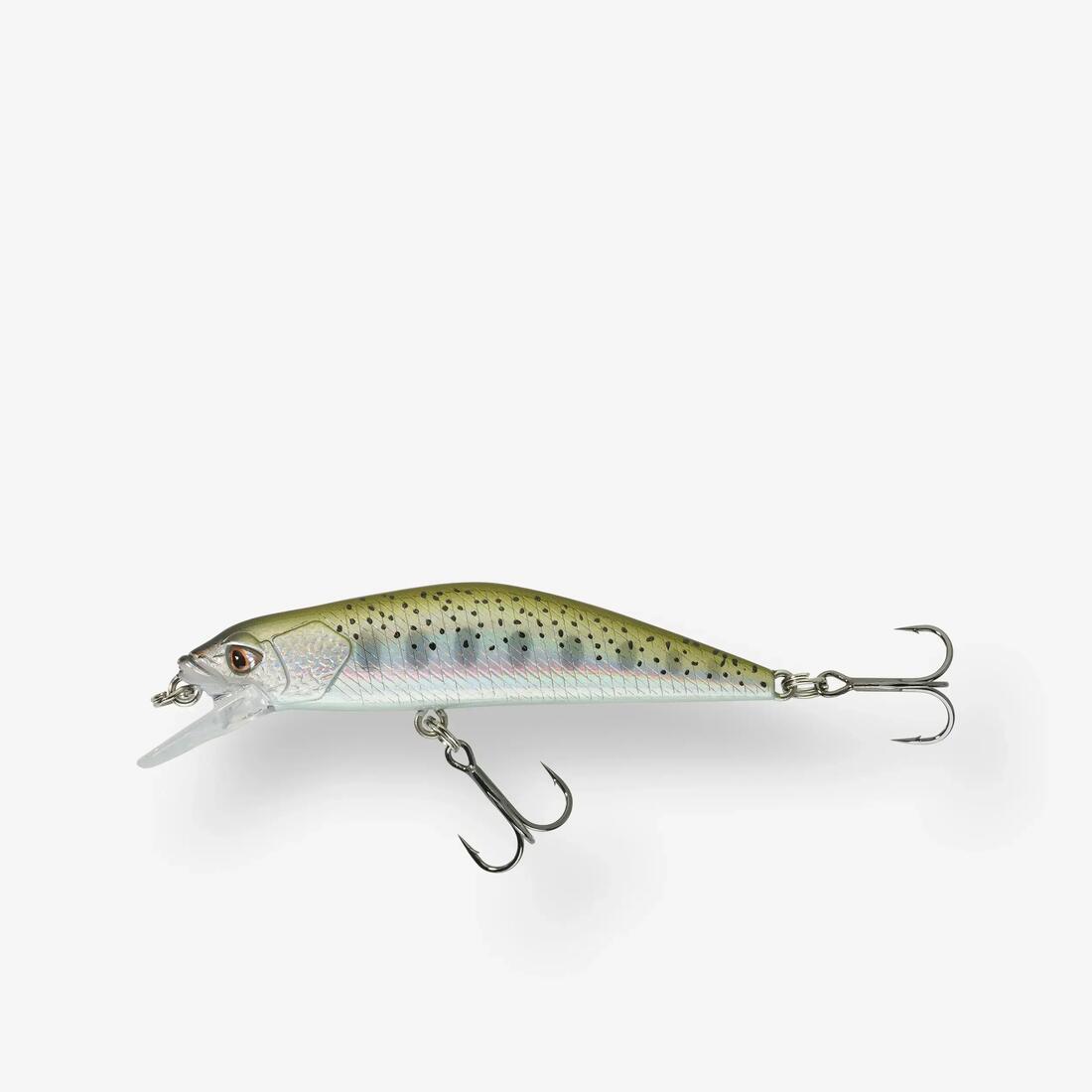POISSON NAGEUR TRUITE MINNOW WXM MNWFS 70 US BROWN YAMAME