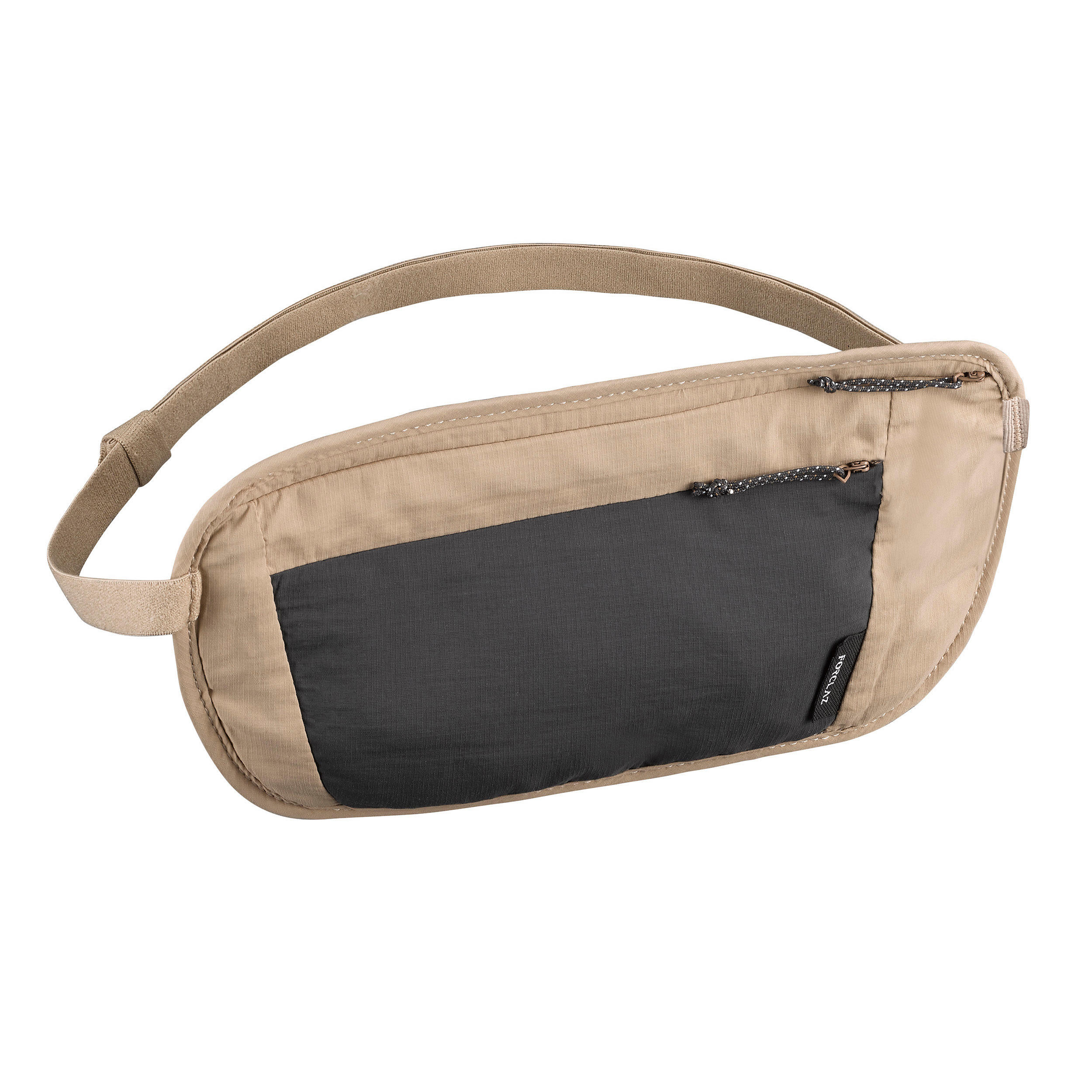 Ceinture banane de voyage discrète et sécurisée, Travel RFID beige