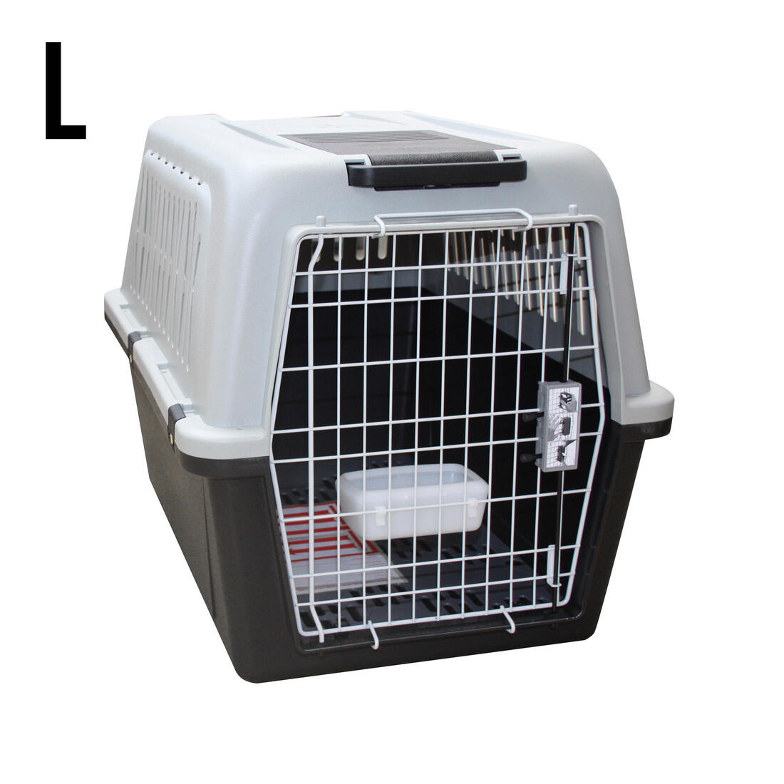 Caisse de transport rigide pour 1 chien taille L 81x55,5x58cm - Norme IATA