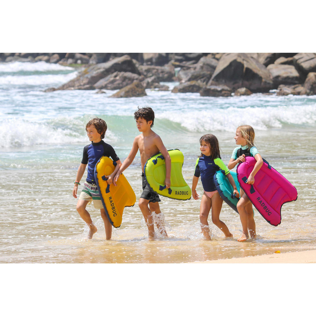 Bodyboard découverte gonflable enfant 4 ans-8 ans (15-25Kg)