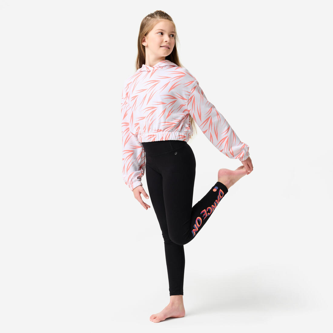 Legging danse moderne taille haute fille