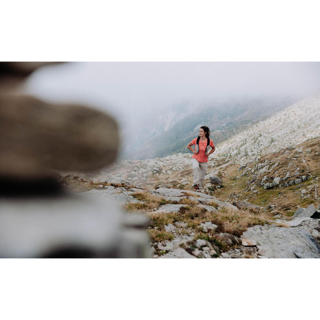Pantalon de randonnée montagne - MH500 - Femme