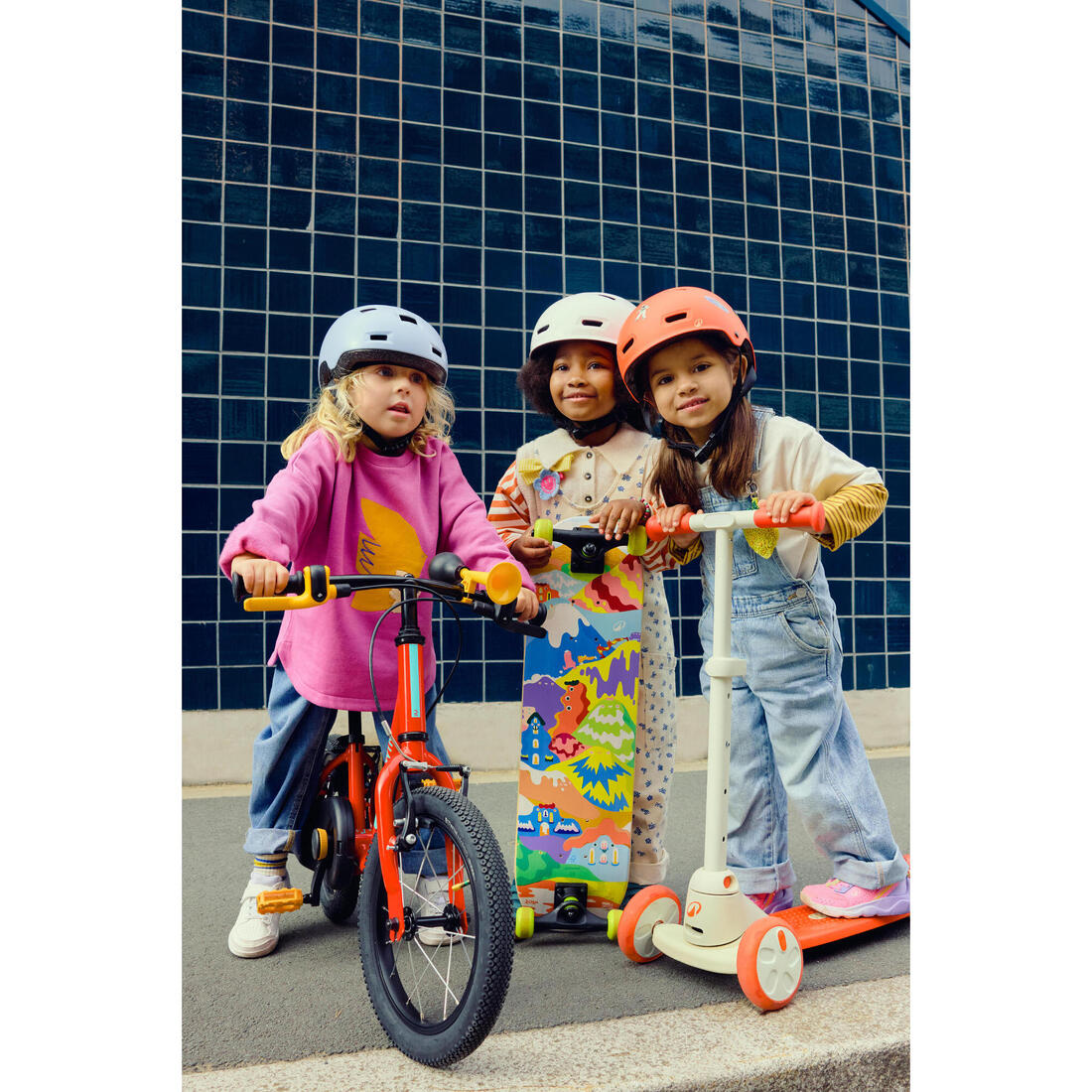 Casque velo enfant bol 47-59 cm, move 500