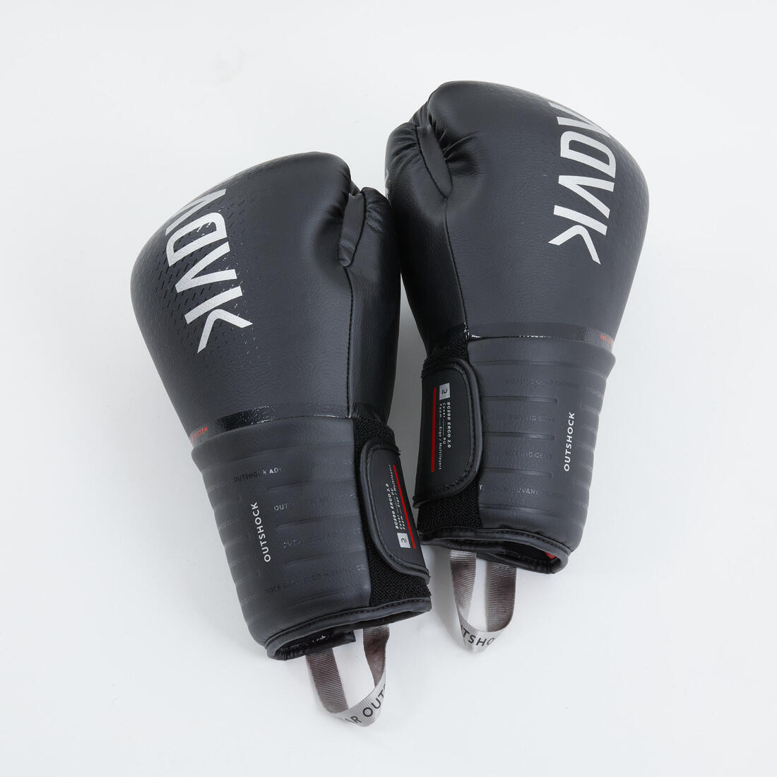 Gants de boxe avec maintien articulaire du poignet, bleu et