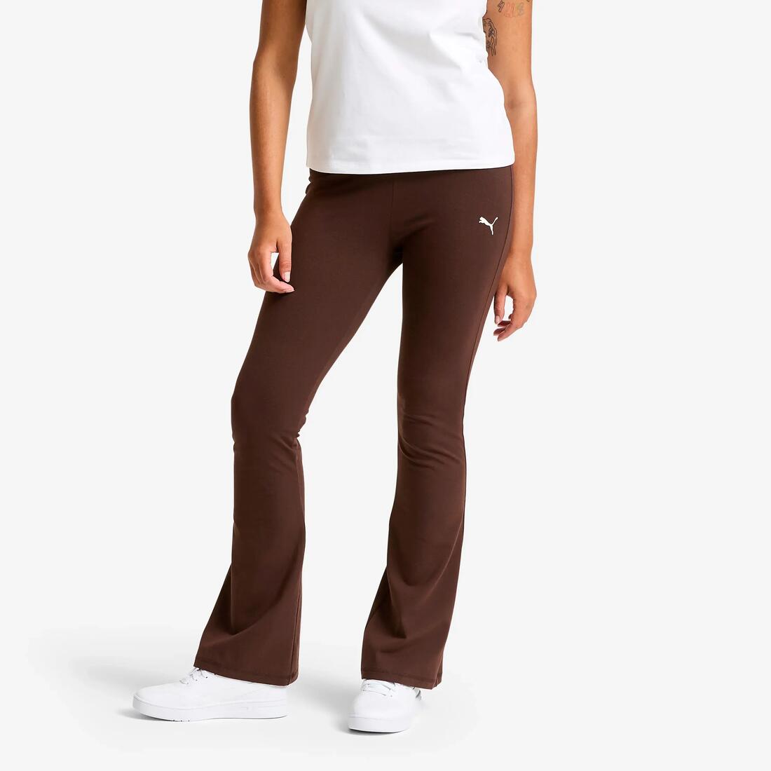 Legging en coton taille haute femme