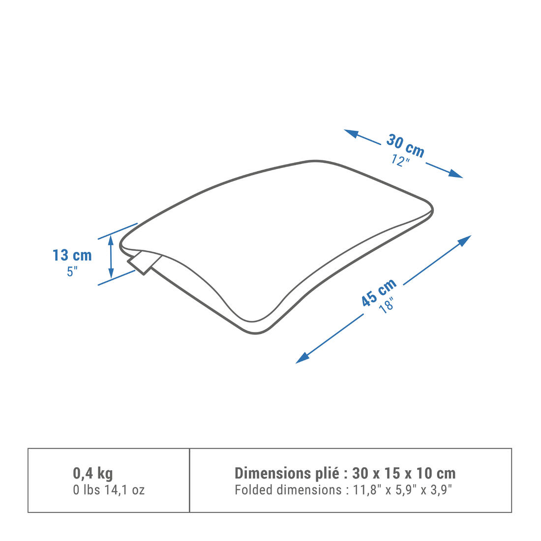 Oreiller de camping - comfort