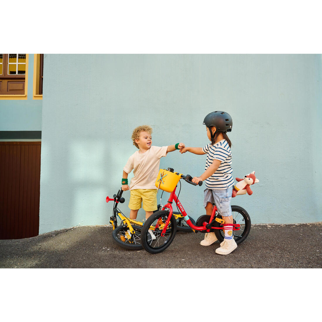 VELO ENFANT 2EN1 DRAISIENNE 3-5 ANS 14 pouces - DISCOVER 500