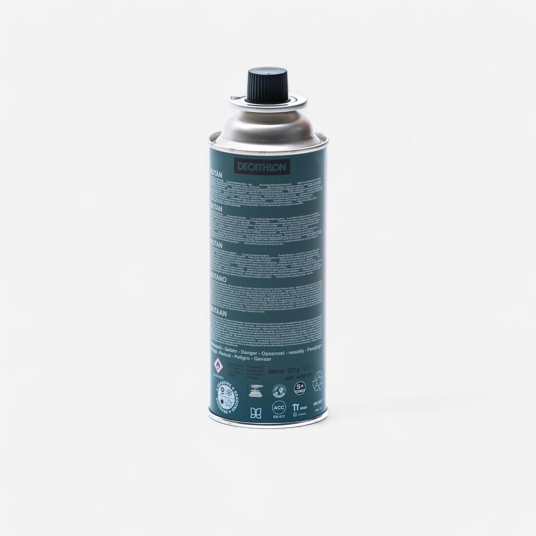 Cartouche de gaz butane 220g à valve, pour réchaud de camping
