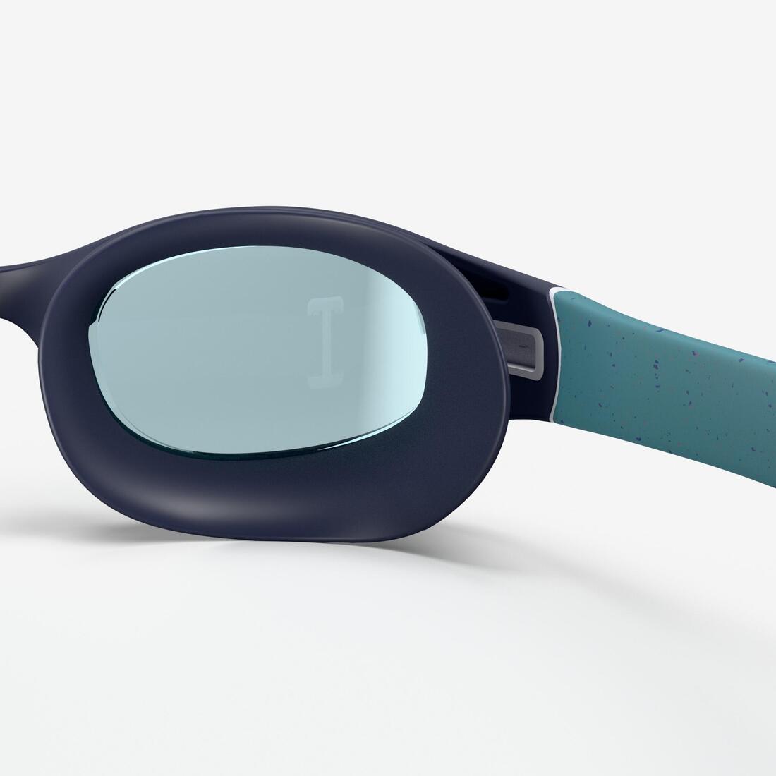 Lunettes de natation Taille L - Soft noir bleu teintées