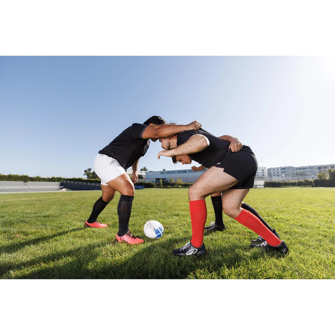 Short rugby adulte avec poches r100