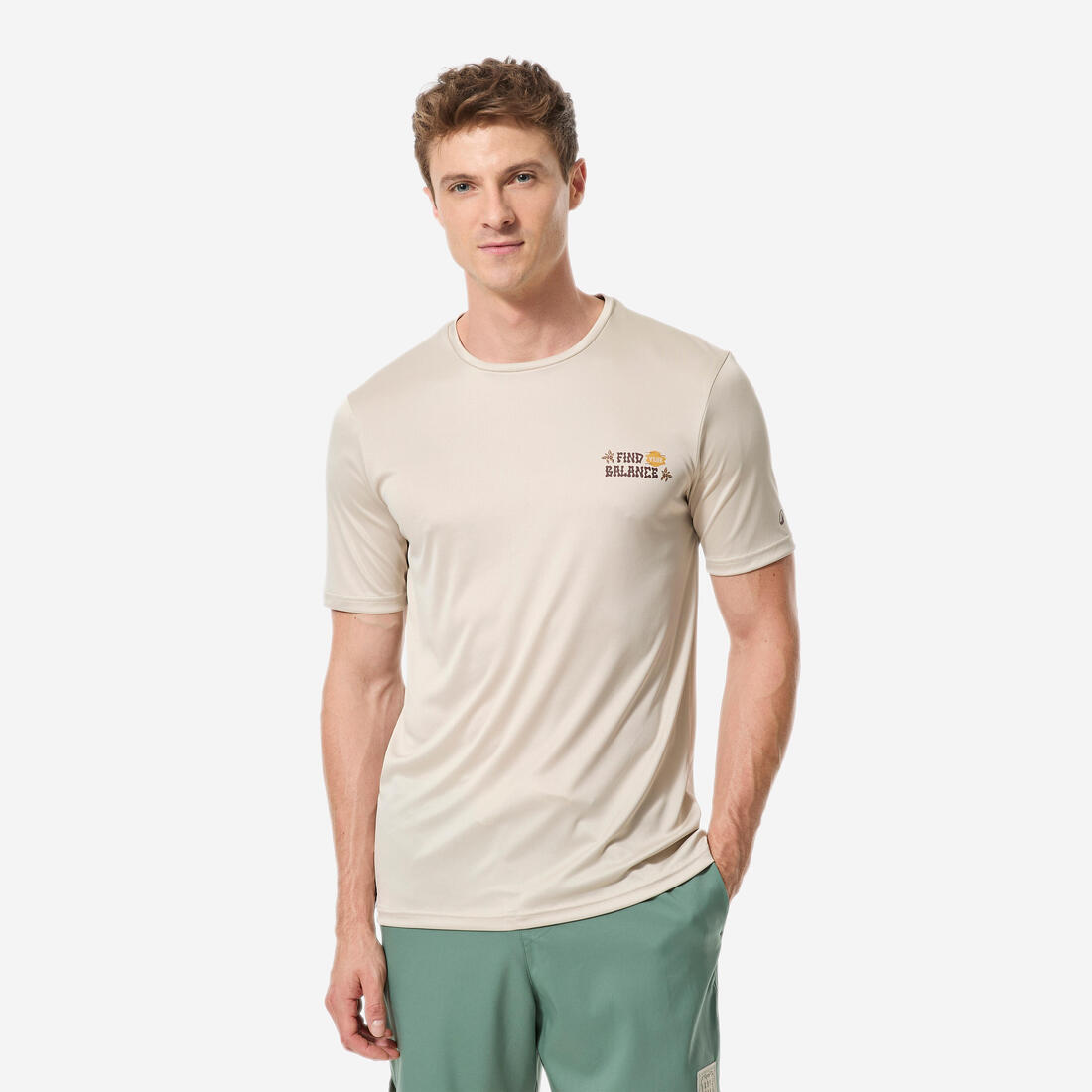 Tee shirt anti uv manches courtes homme - print