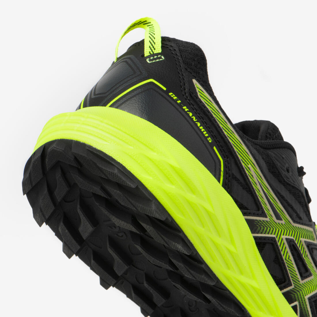 CHAUSSURES DE TRAIL RUNNING HOMME ASICS - GEL-KANAKU 5 NOIR JAUNE