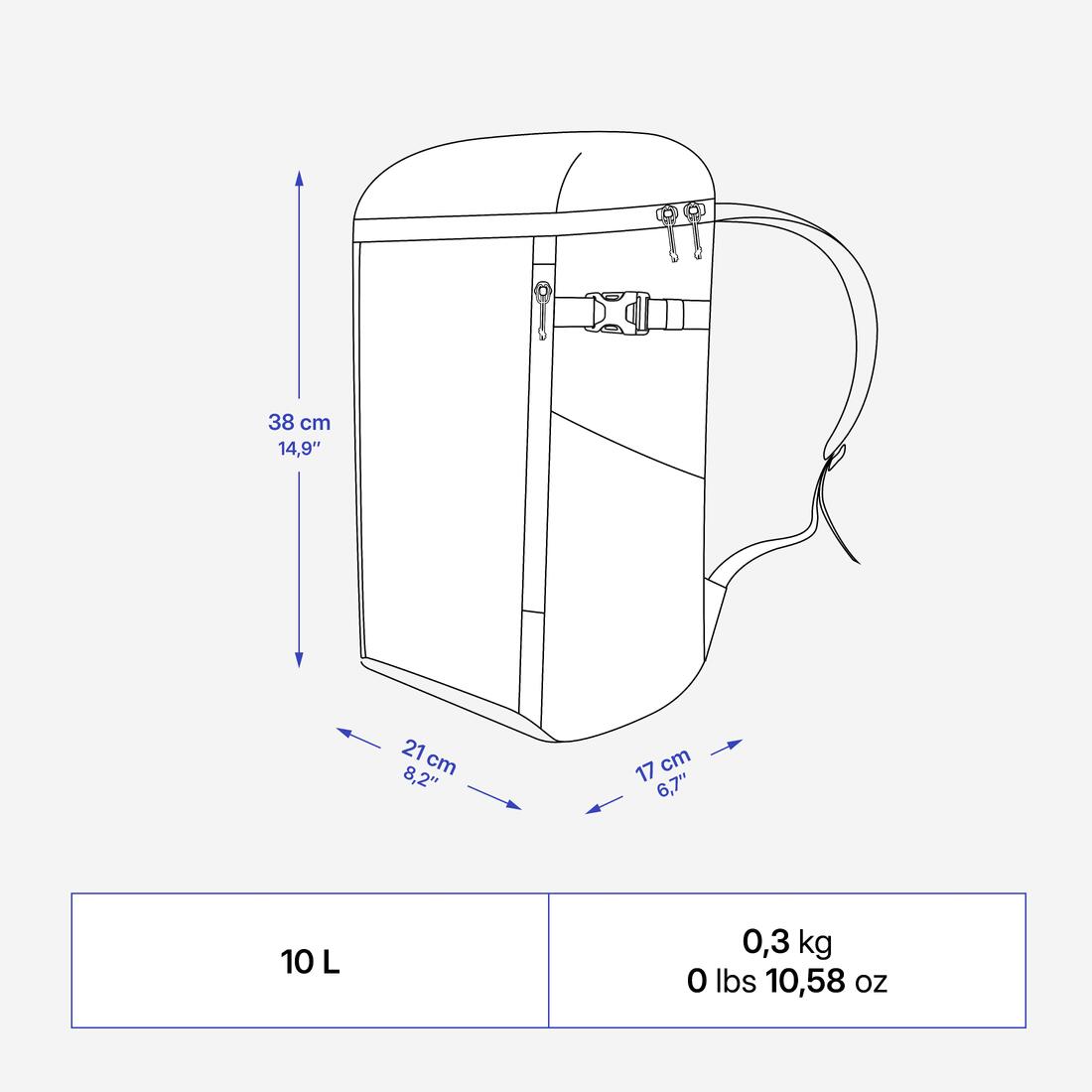 Sac à dos glacière 100 - 10 litres - isotherme et compact
