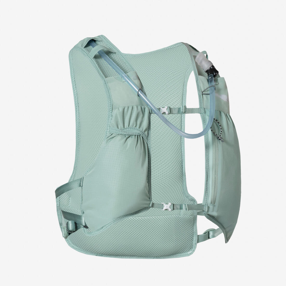 Sac trail running 5l turquoise - vendu avec poche à eau 1l