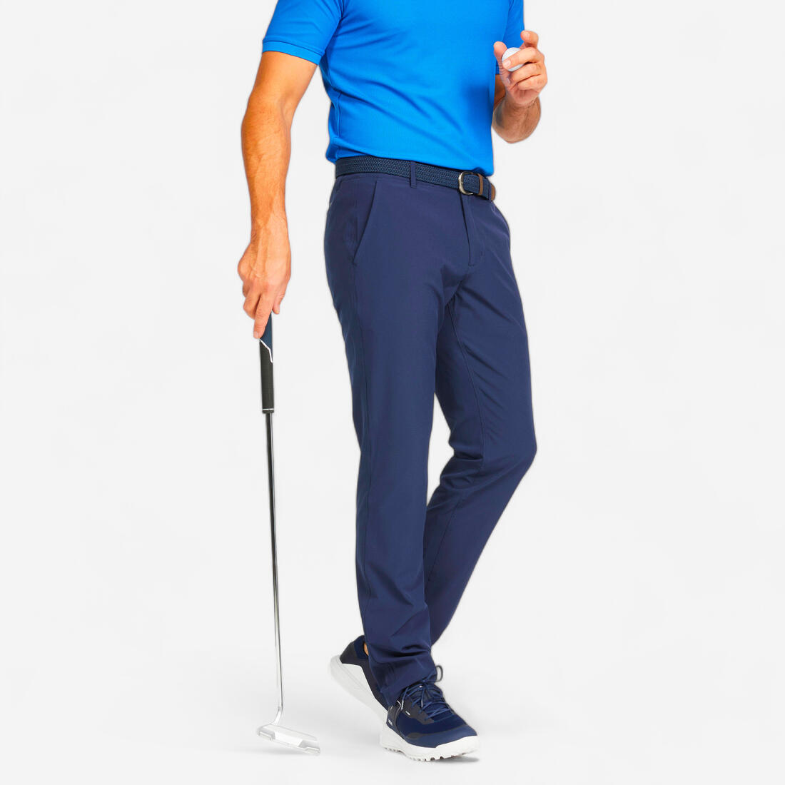 Pantalon golf homme - ww 500 – bleu marine