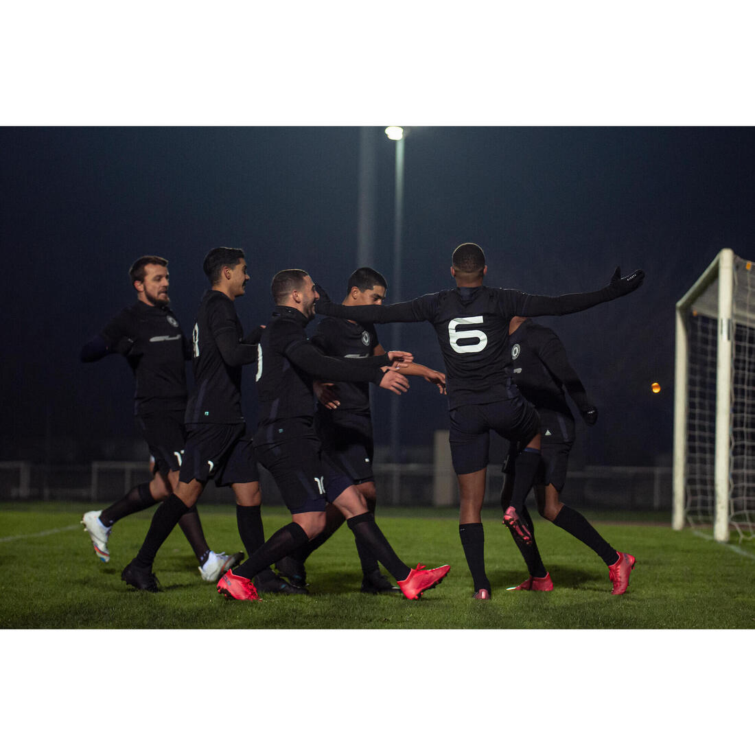 Sous-maillot de foot thermique seamless manches longues mixte, Keepdry