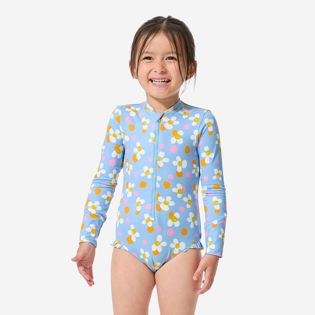 Maillot de bain 1 pièce anti UV manches longues Bébé / Fille - Izia shell