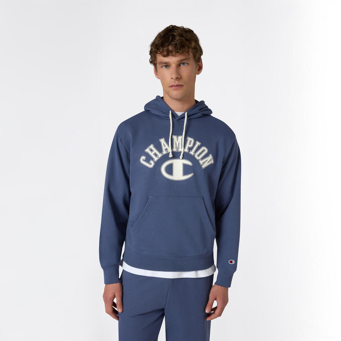 Sweat à capuche homme, Champion, bleu marine