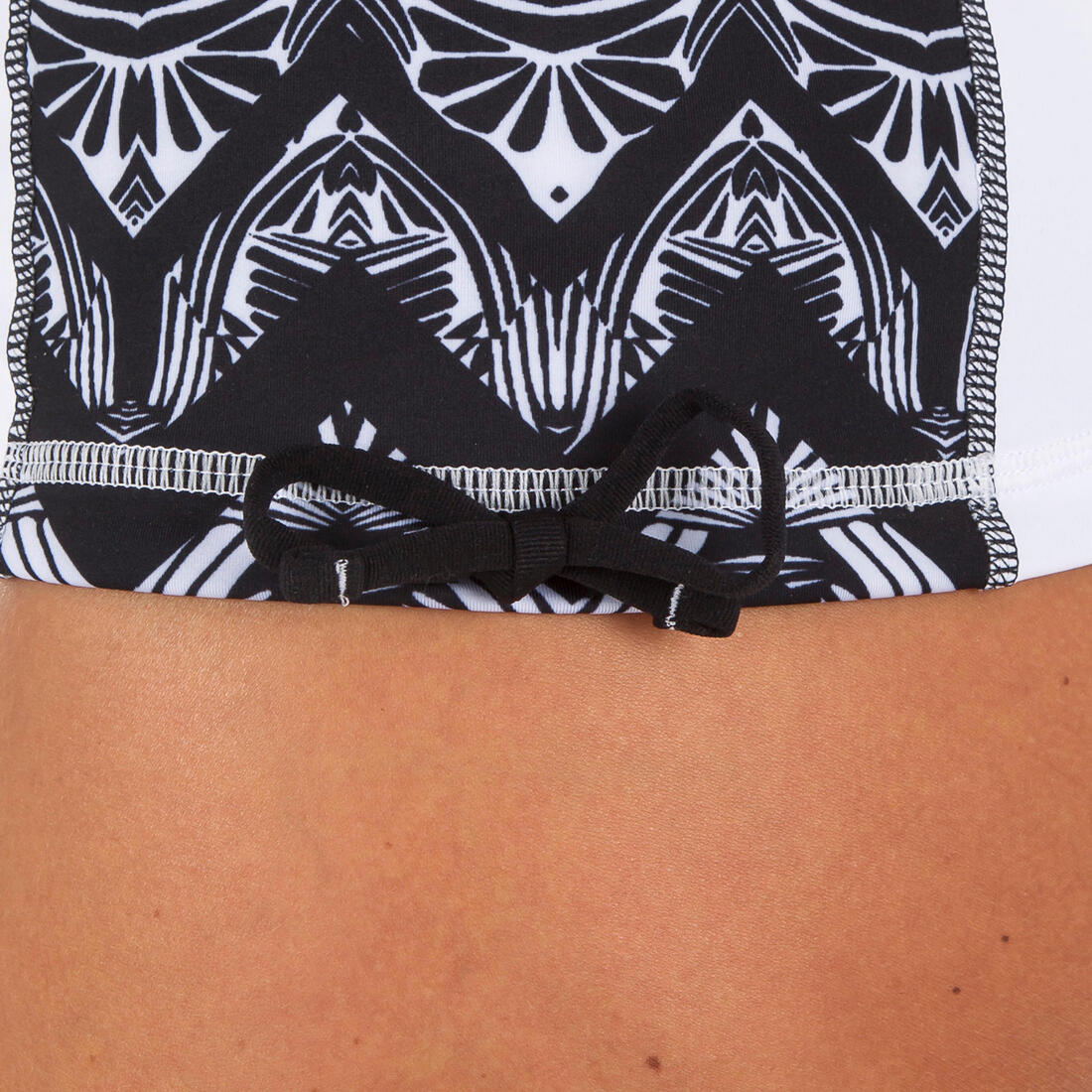 tee shirt anti uv surf top 500 manches courtes femme MARIN