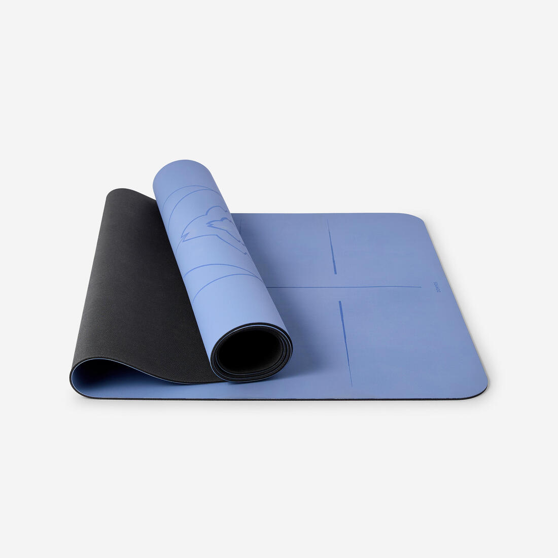 Tapis de yoga dynamique ultra adhérent épaisseur 4 mm