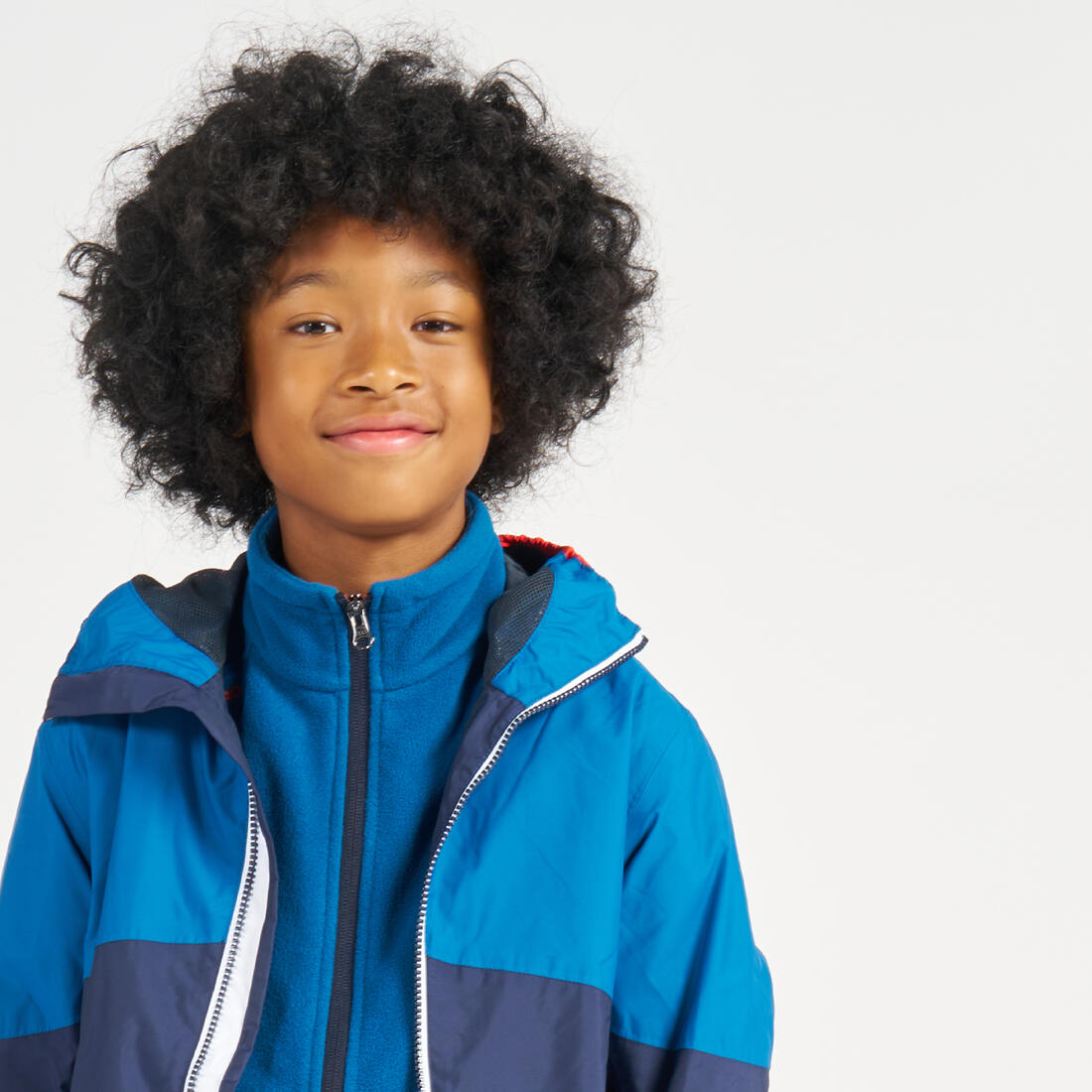 Veste imperméable et coupe vent de voile enfant, 100 navy