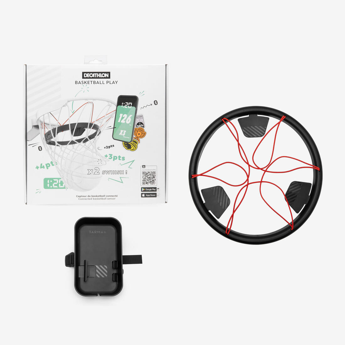 Arceau basket connecté avec 6 challenges, Basketball Play
