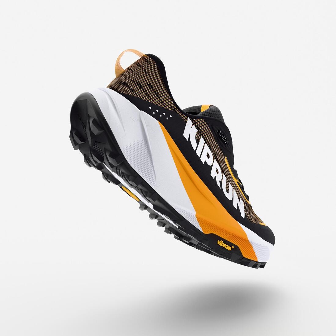 Chaussures de running trail homme, Kiprun kipsummit max, orange et